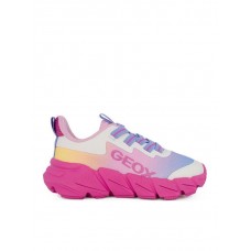 Geox Sneaker J FLEXYPER FAST J55N5A Φούξια Λευκό